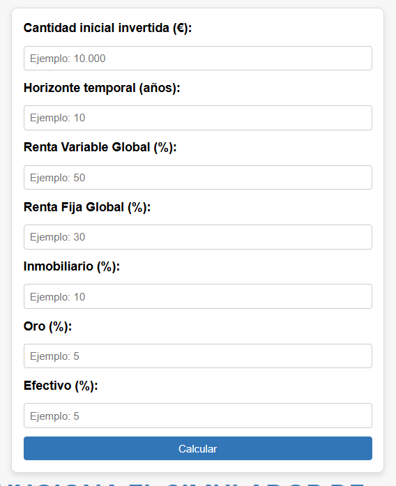 Calculadora para empezar a invertir | IFI - invertir en fondos Calculadora para empezar a invertir
