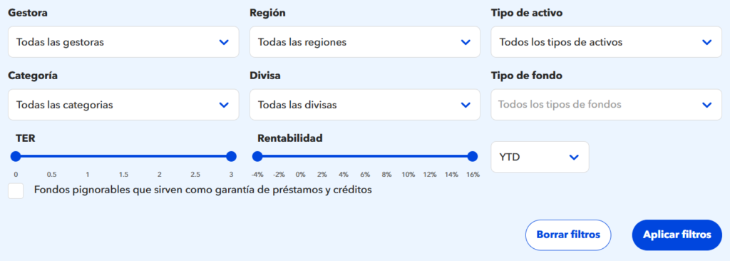 buscador de fondos myinvestor | IFI - invertir en fondos Buscador de fondos Myinvestor
