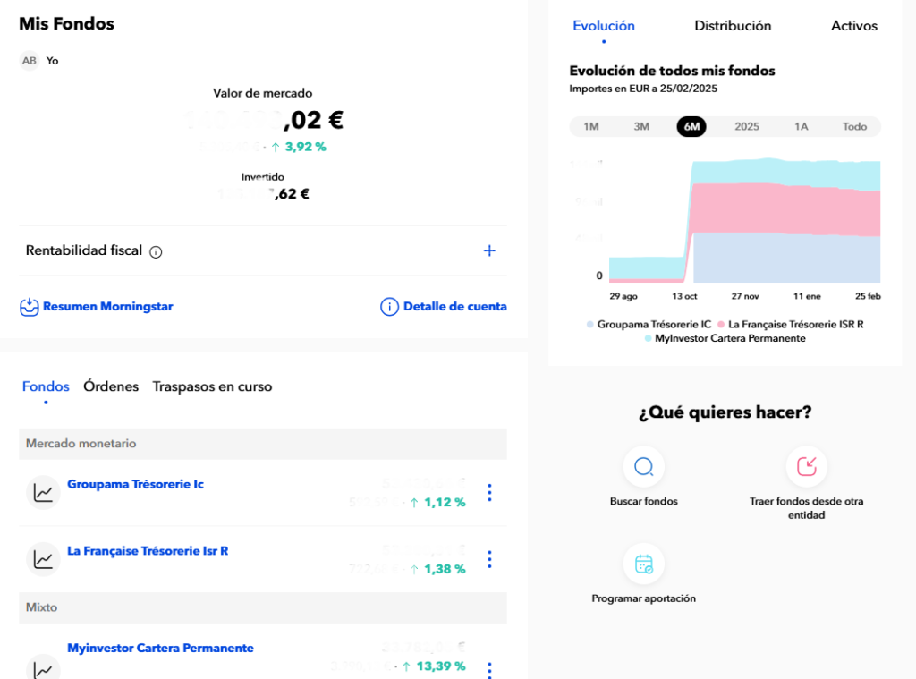 mis inversiones de myinvestor | IFI - invertir en fondos Extracto de posiciones en Myinvestor