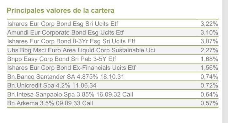 caixabank-master-renta-fija-privada-euro-cartera | IFI - invertir en fondos Caixabank Master Renta Fija Privada Euro | Cartera
