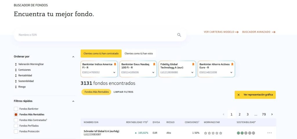 4-buscador-de-fondos-bankinter | IFI - invertir en fondos Buscador de fondos Bankinter