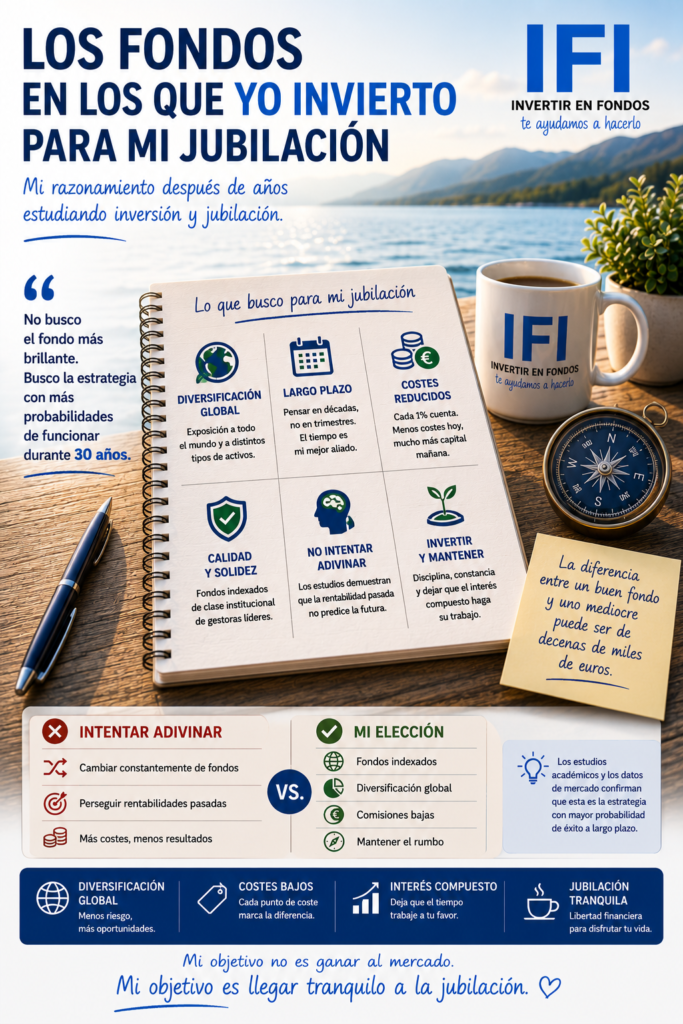 los mejores fondos para la jubilacion | IFI - invertir en fondos inveritir para la jubilacion. Estos son los mejores fondos que yo elijo.
