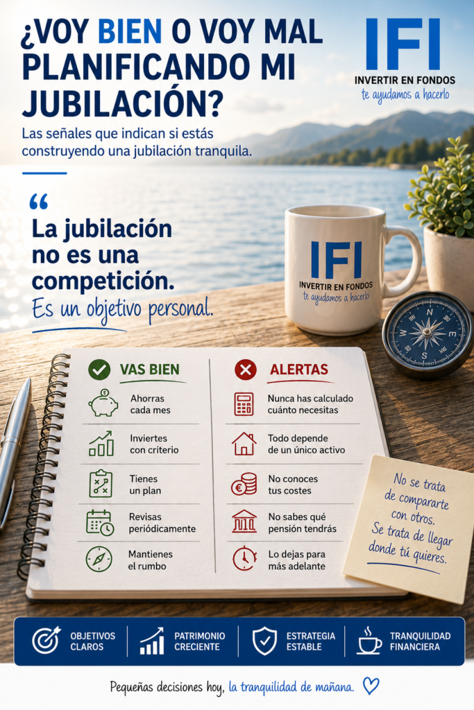 voy bien o mal planificando mi jubilacion | IFI - invertir en fondos Como se si estoy planificando mi jubilacion bien o mal