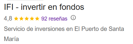 image | IFI - invertir en fondos Testimonios de lectores de IFI en Google.